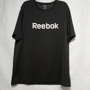 Reebok Men's Short Sleeve  T-Shirt Size XXL Black/Gray